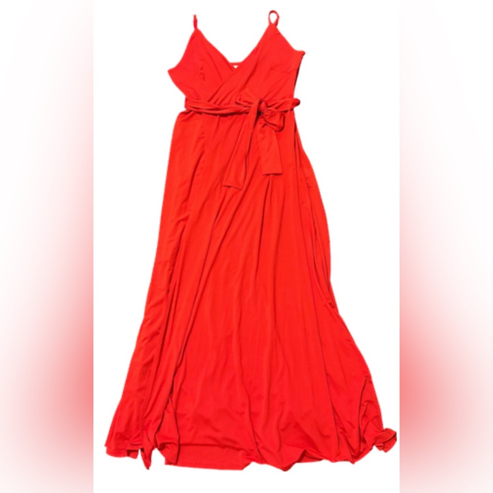 Red formal dress